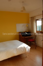 Yellow bedroom upstairs rear