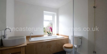 Bathroom with separate shower 
