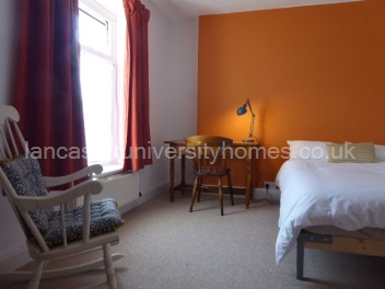 Orange bedroom