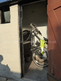 Bike shed & utility
