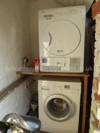 Washer and dryer in utility