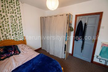 The upstairs front bedroom