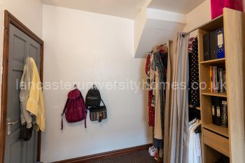The downstairs bedroom