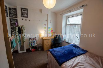 The upstairs front bedroom