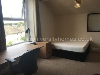 Top floor, front bedroom. 